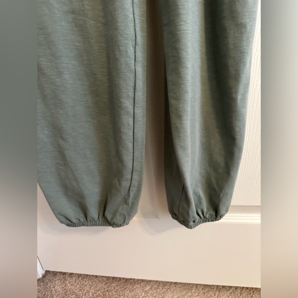 NWT Aerie Green Track Jumpsuit with Racerback and Tapered Legs - Picture 6 of 7